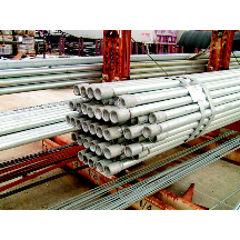 PIPE STEEL STD GALV 3/8 A120/A53B CW T&C(FT) - Galvanized Carbon Steel T & C